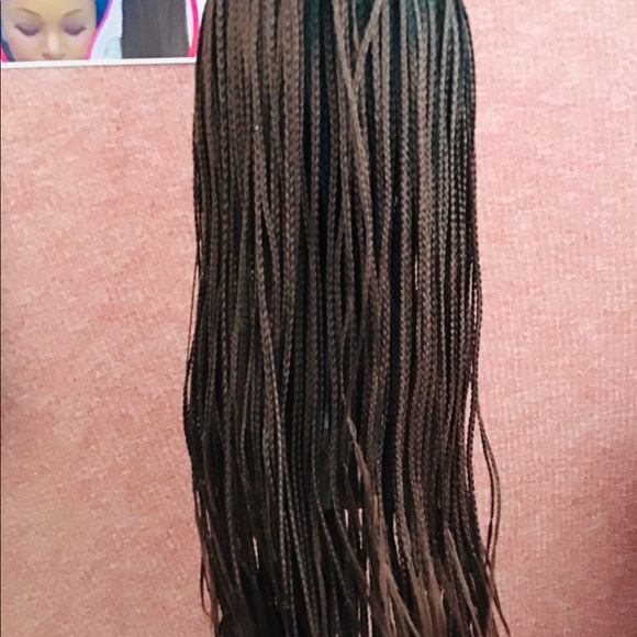Beautiful Free Part Synthetic Lace Front Box Braids Wig with Baby Hair - Picture 12 of 15